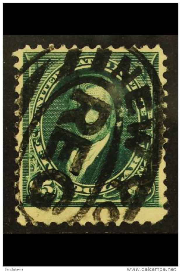 1894 (no Watermark) $5 Deep Green (SG 266, SC 263), Fine Used With Neat New York Registered Oval Cancel. With... - Other & Unclassified