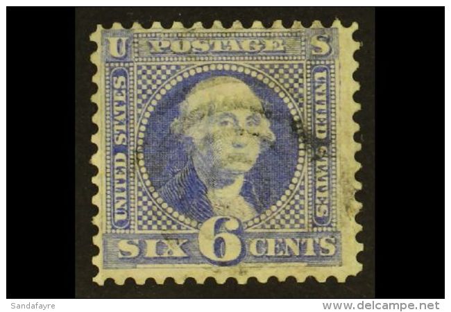 1869 6c Ultramarine (SG 117, Sc 115) Lightly Used. For More Images, Please Visit... - Other & Unclassified