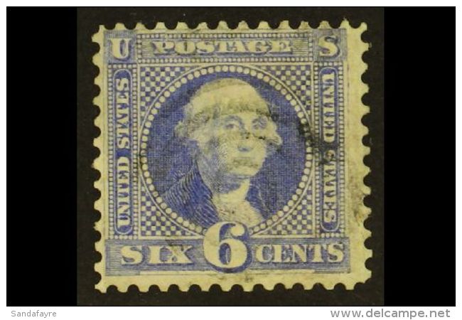 1869 6c Ultramarine (SG 117, Sc 115) Lightly Used. For More Images, Please Visit... - Autres & Non Classés