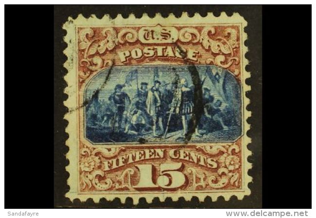 1869 15c Blue And Brown Type I (SG 120, Sc 118), Very Fine Used. A Beauty! For More Images, Please Visit... - Other & Unclassified