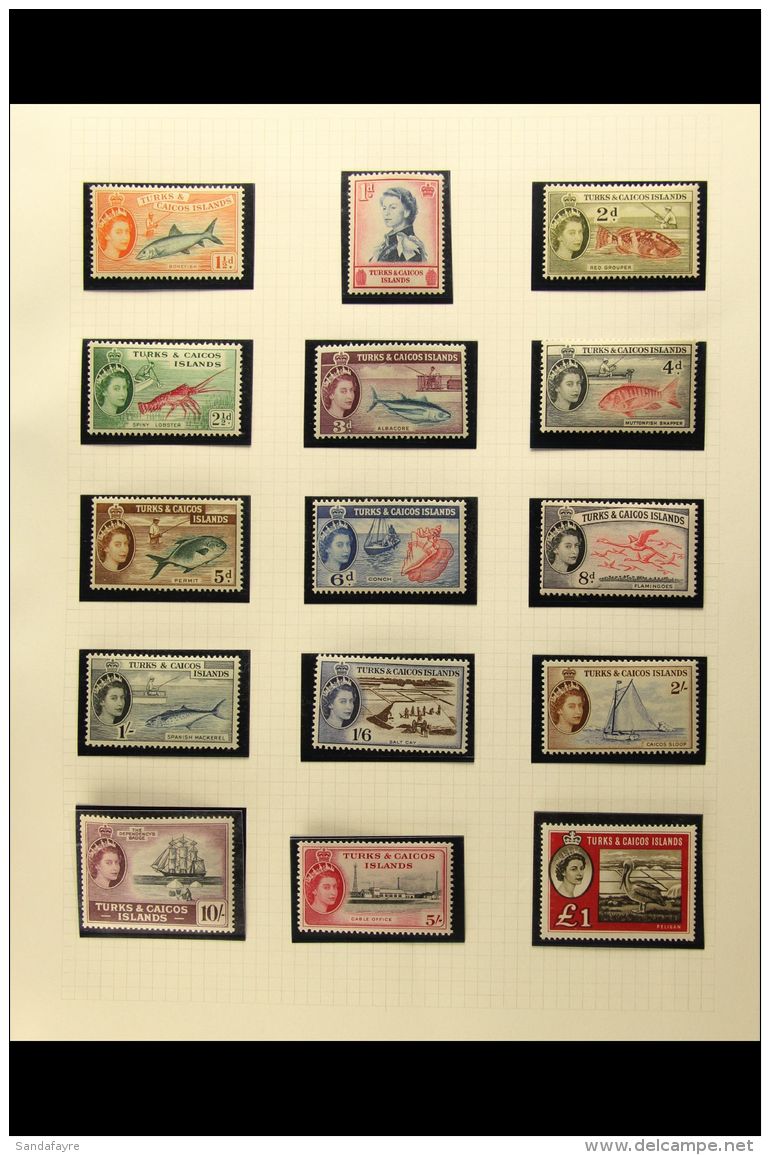 1867-1966 ALL DIFFERENT COLLECTION Includes 1867 1d Unused, 1873-79 1d Unused, 1889-93 Set Mint, 1938-45 Range To... - Turks And Caicos