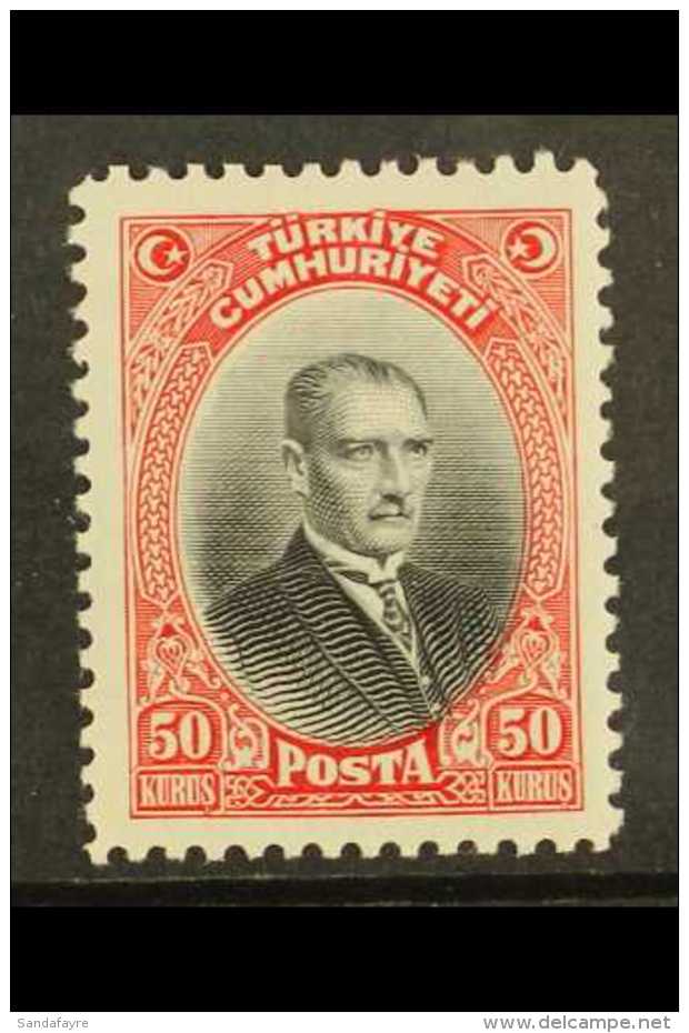 1929 50k Red And Black, Michel 890, Very Fine Mint. For More Images, Please Visit... - Other & Unclassified