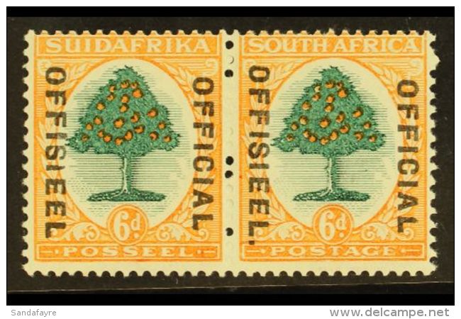 OFFICIAL 1930-47 6d Green &amp; Orange, STOP VARIETY On English Stamp, SG O16a, Very Fine Mint. For More Images,... - Unclassified