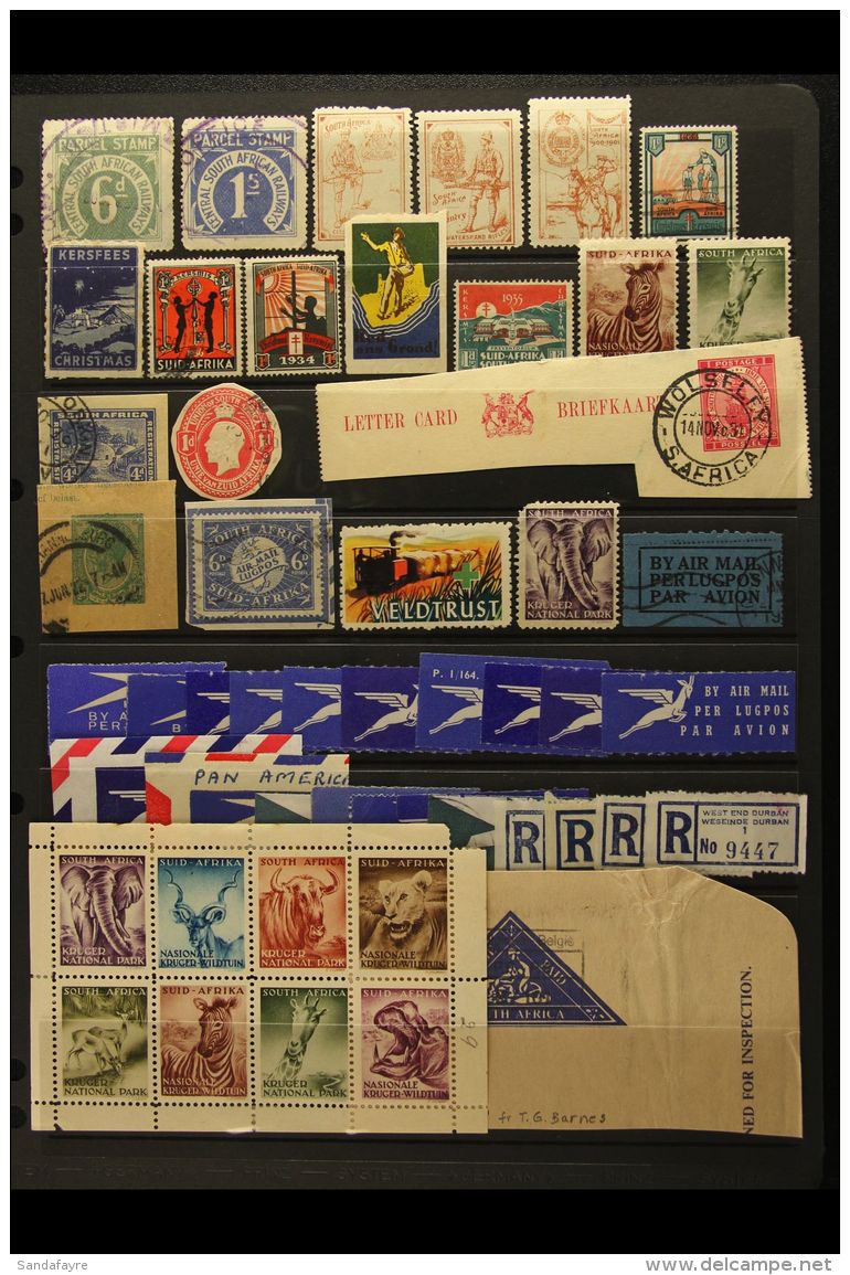 CINDERELLAS An Interesting Collection On A Stock Page, Inc Central South African Railways 6d &amp; 1s Stamps,... - Unclassified