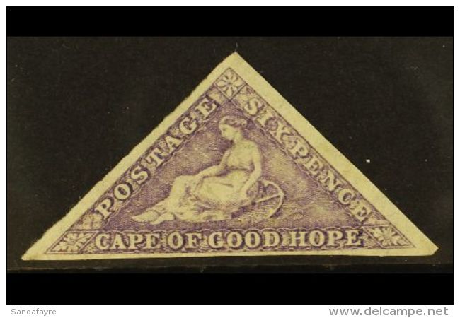 CAPE OF GOOD HOPE 6d Bright Mauve, SG 20, Superb Mint Og. Lovely Bright Stamp. For More Images, Please Visit... - Unclassified