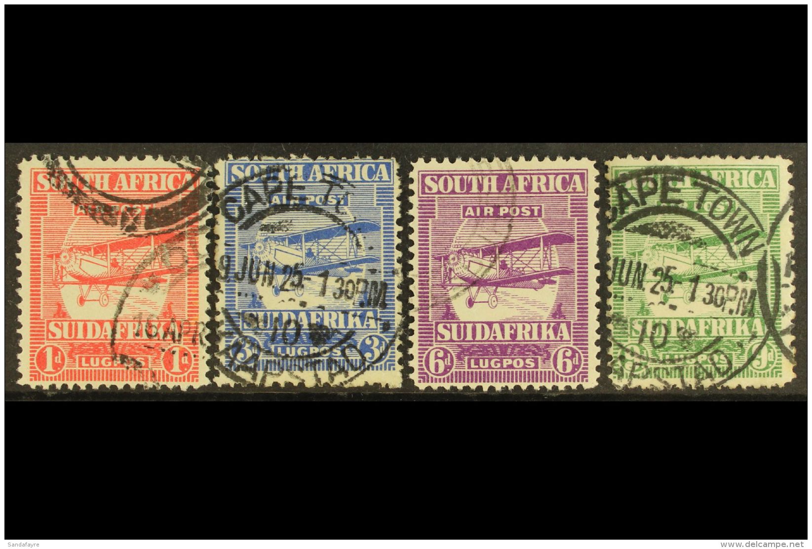 1925 Airmail Set, SG 26/9, Good To Fine Used, C.d.s. Postmarks (4). For More Images, Please Visit... - Unclassified