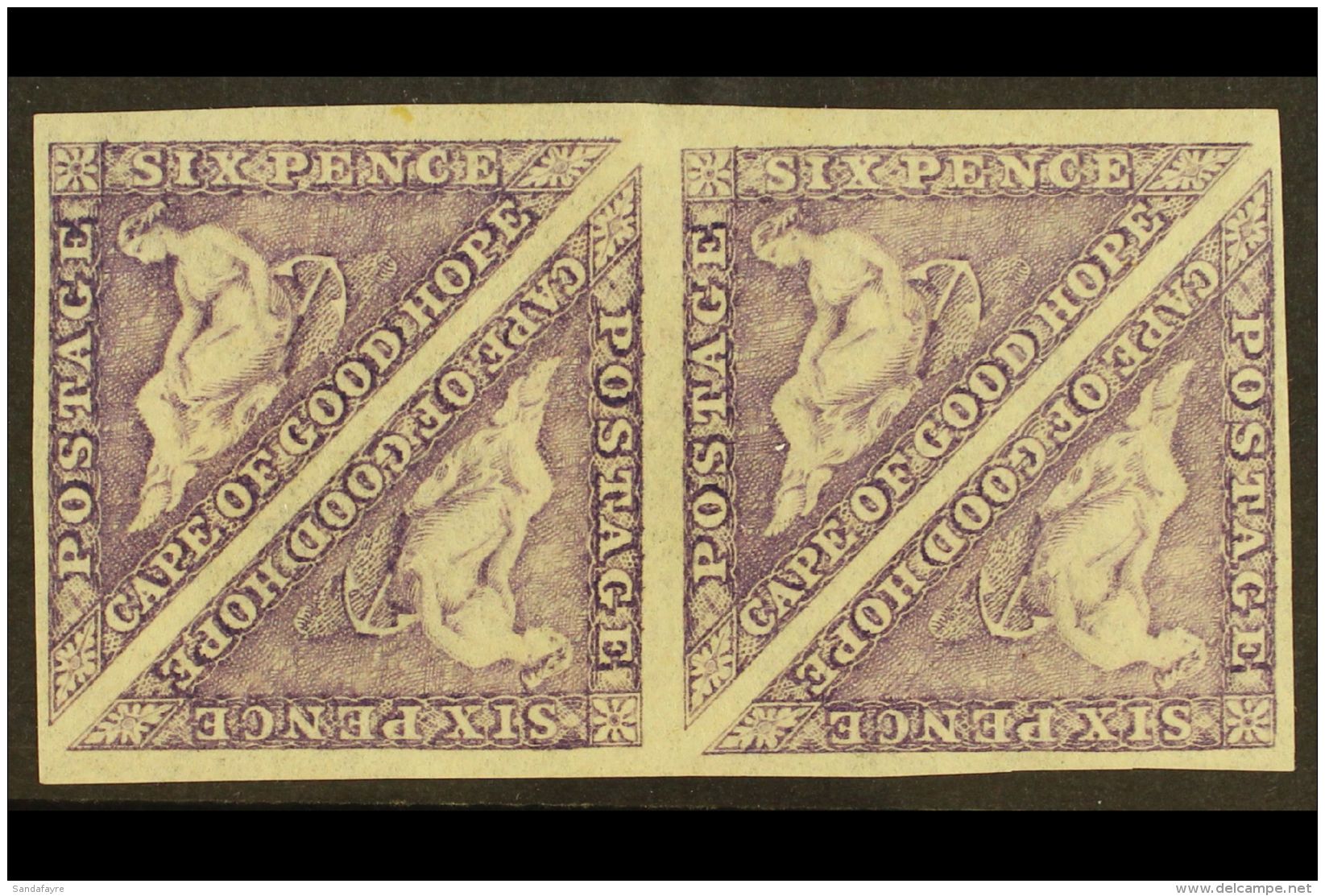 CAPE OF GOOD HOPE 1863 6d Bright Mauve, SG 20, Superb Mint Og Block Of 4 With Full Bright Colour And Large Margins... - Non Classés