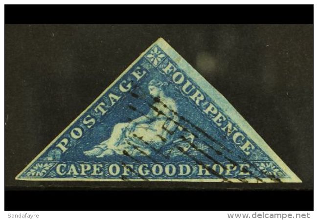 CAPE OF GOOD HOPE 1855-63 4d Blue, SG 6a, Very Fine Used For More Images, Please Visit... - Unclassified