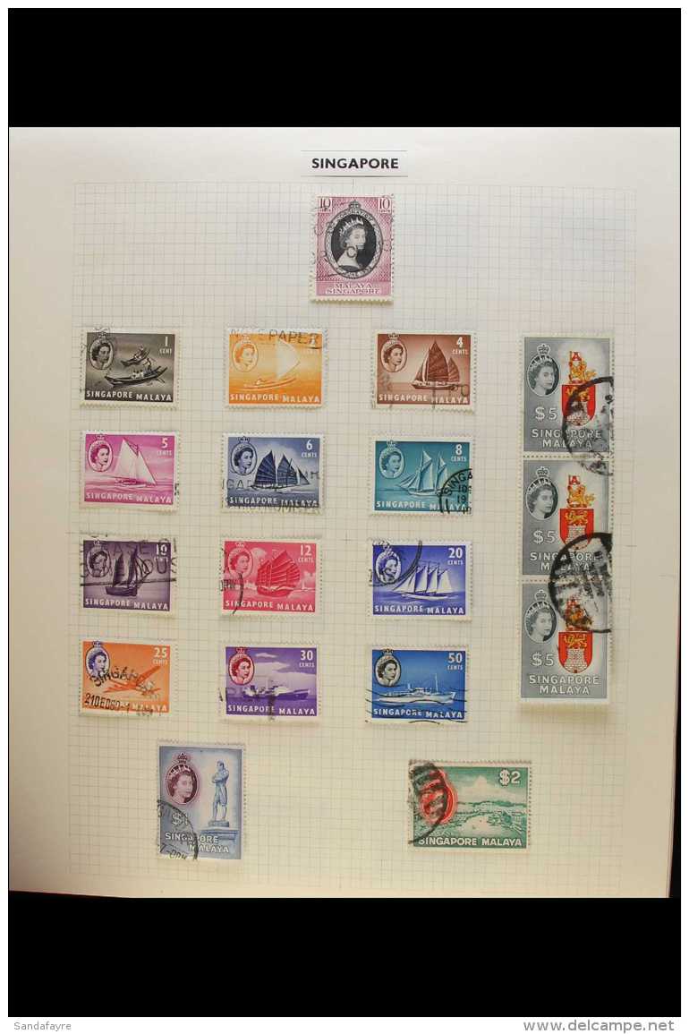 1953-2000 VERY FINE USED COLLECTION An Attractive &amp; Extensive Collection Of Very Fine Used Sets, Miniature... - Singapour (...-1959)