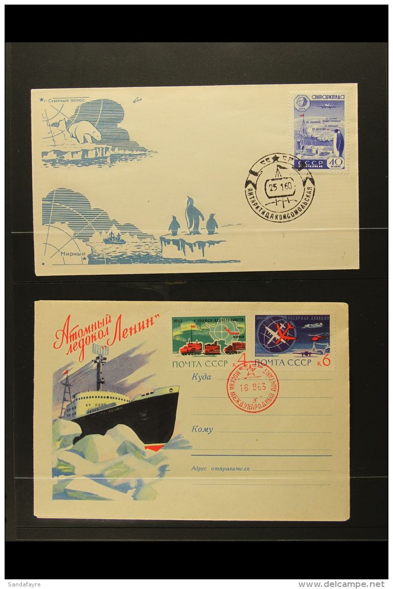 ANTARCTIC COVERS &amp; CARDS 1960-2001. An Interesting Collection Of Covers, Cards &amp; Postal Stationery Items... - Autres & Non Classés