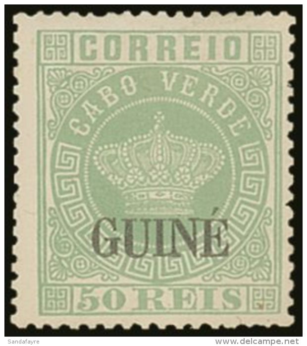 PORTUGUESE GUINEA 1885 REPRINT Of The 1881-84 50r Green Opt On Cape Verde, Perf 13&frac12; On Thick Paper, Afinsa... - Other & Unclassified