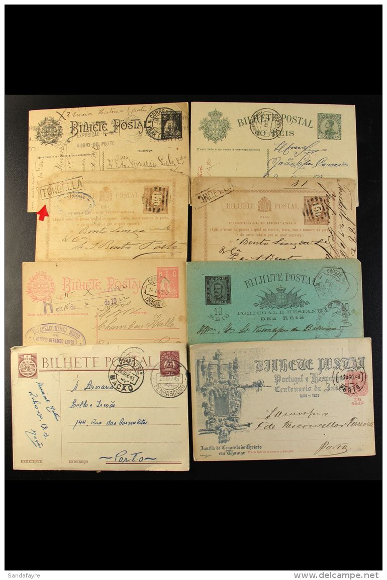 1880s TO 1945 POSTAL STATIONERY Postal Stationery Postcards Used Accumulation Of Different Types &amp; Values... - Autres & Non Classés