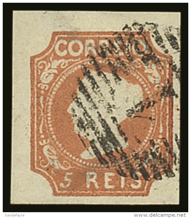 1853 5r Red-brown, Michel 1, SG 1, Afinsa 1 I, Finely Used With Neat Postmark, Four Good To Large Margins, Small... - Andere & Zonder Classificatie