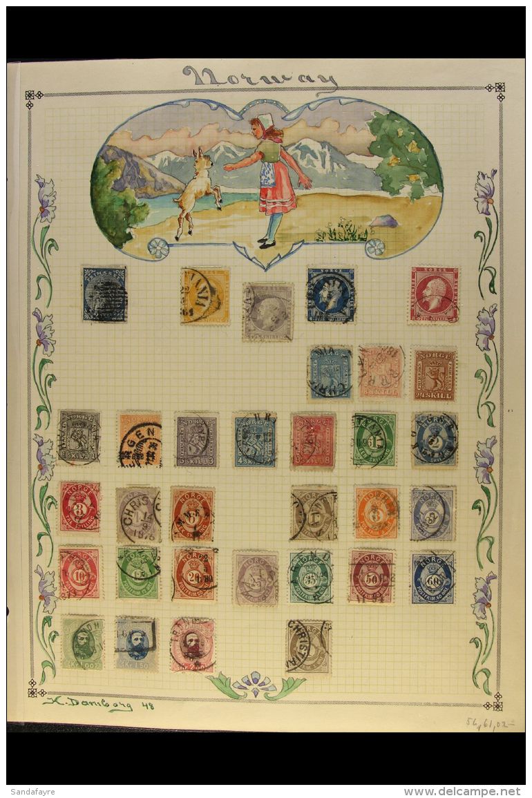 1855-1957 BEAUTIFUL ALL DIFFERENT COLLECTION A Spectacular Mint Or Used Collection Displayed On 22 Wonderful Hand... - Andere & Zonder Classificatie