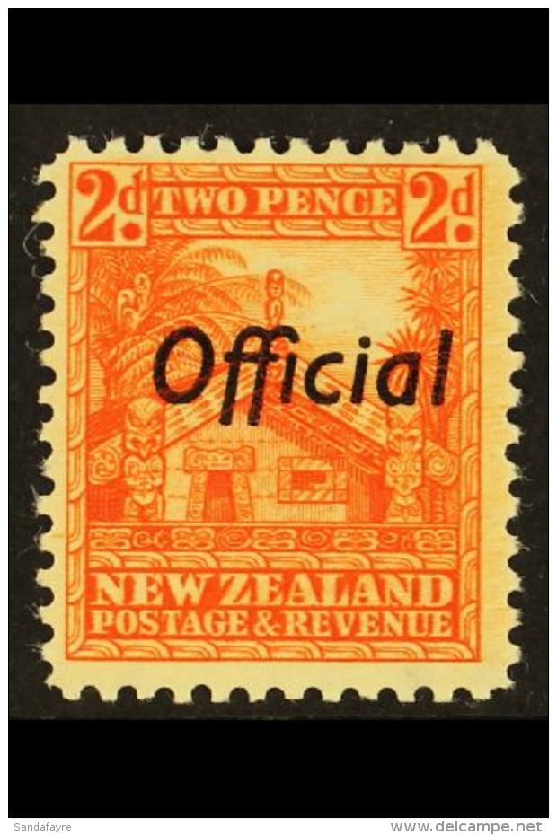 OFFICIALS 1936-61 2d Orange Perf 12&frac12;, SG O123b, Very Fine Mint For More Images, Please Visit... - Other & Unclassified