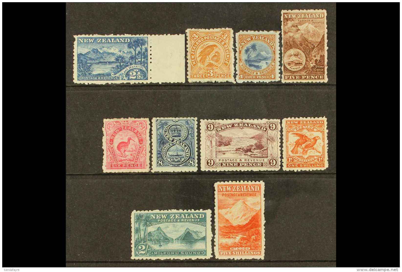 1902-07 Pictorial Definitives Perf 11 Complete Set, SG 308/317, Very Fine Mint. Fresh &amp; Attractive (10 Stamps)... - Other & Unclassified