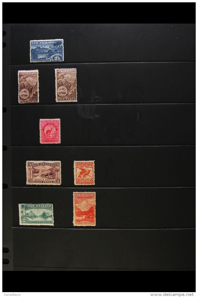 1902-07 PERF 14 FINE MINT PICTORIALS An All Different Group Of The Watermarked On Thin Hard "Cowan" Paper Issue,... - Other & Unclassified