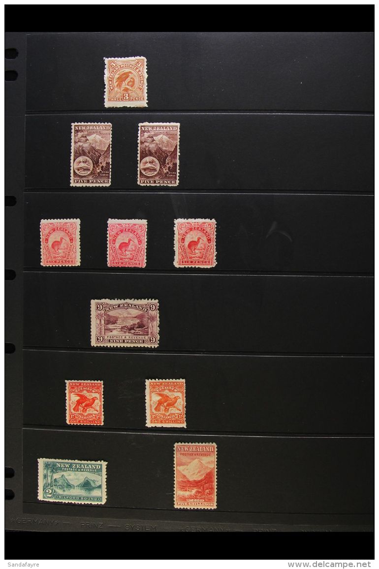 1899-1903 PICTORIALS All Different Mint Range On Thick, Soft "Pirie" Paper, No Watermark, Perf 11, With 3d... - Other & Unclassified