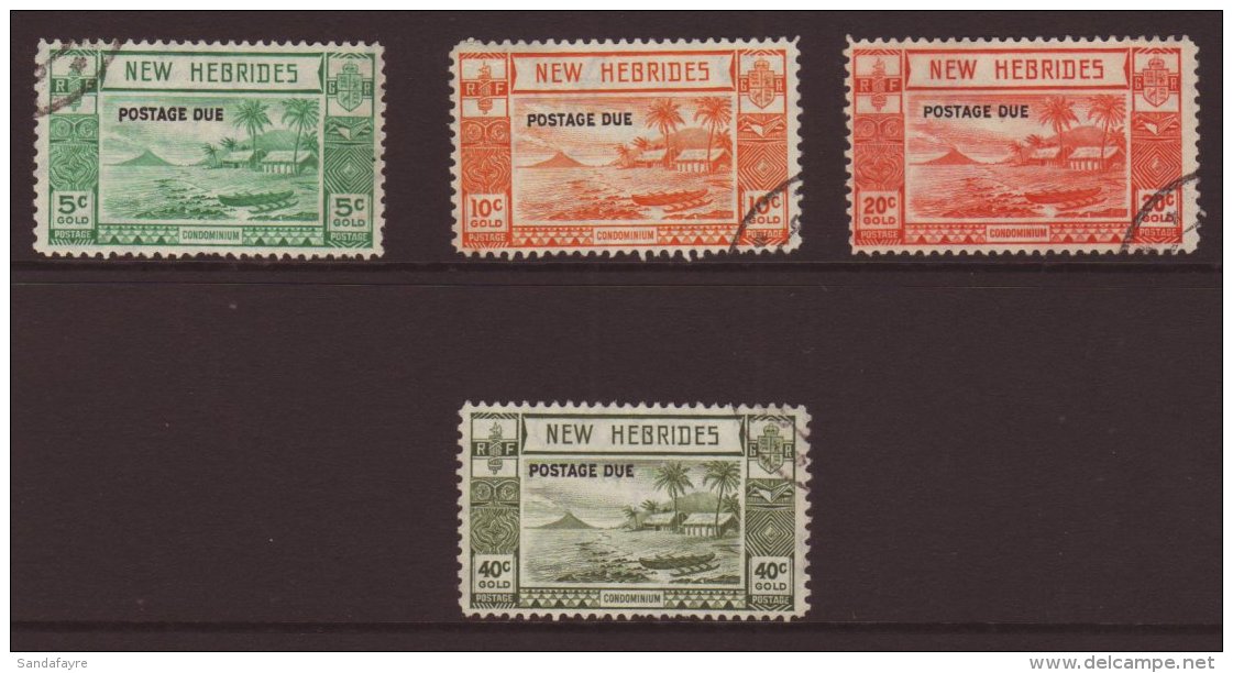 ENGLISH: 1938 Postage Due 5c To 40c SG D6/9, With Fine Favour Cds's. (4 Stamps) For More Images, Please Visit... - Andere & Zonder Classificatie