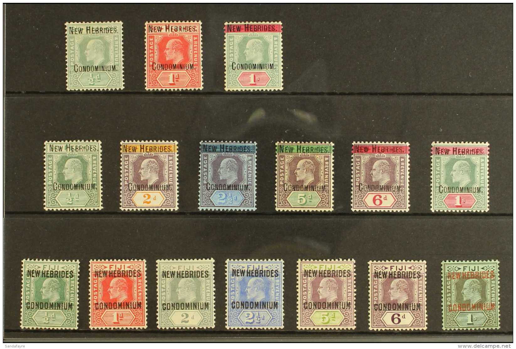 1908-10 MINT COLLECTION, SG 1/16, Very Fine Mint (16 Stamps) For More Images, Please Visit... - Andere & Zonder Classificatie