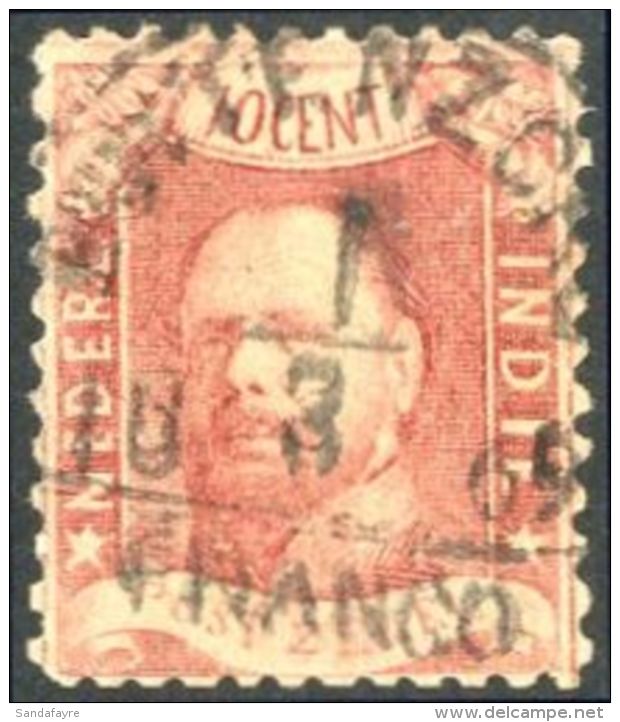 NETHERLANDS INDIES 1868 10c Carmine Perf 12&frac12;x12, SG 2 (NVPH 2), Very Fine Used. For More Images, Please... - Andere & Zonder Classificatie
