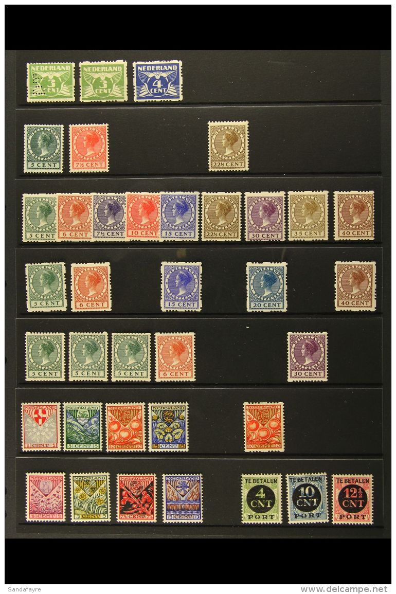 1881-1938 ATTRACTIVE MINT COLLECTION On Stock Pages. An All Different Collection With A Few Shades, Imperf Pairs,... - Andere & Zonder Classificatie