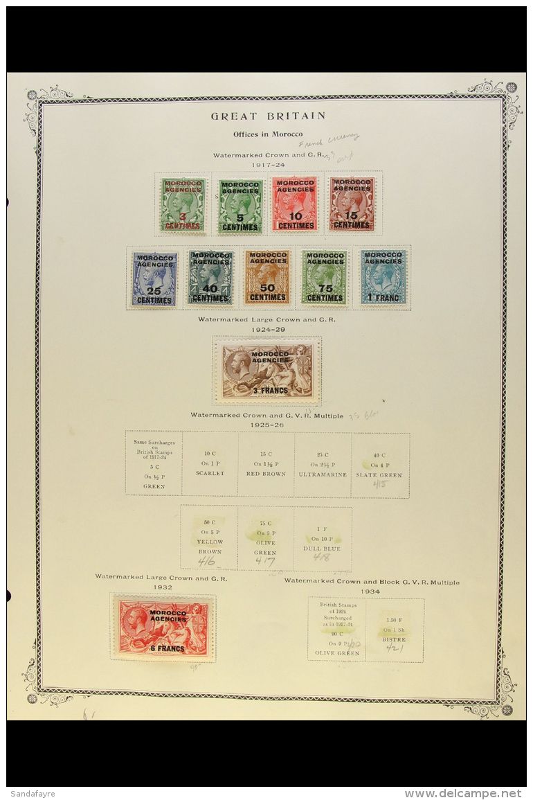 FRENCH CURRENCY 1917-1937 VERY FINE MINT All Different Collection. Note 1917-24 Complete Set, 1924-32 Seahorses,... - Andere & Zonder Classificatie