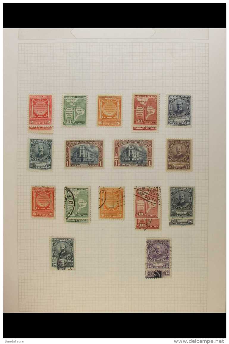 1915-1991 COLLECTION IN AN ALBUM Mint And Used (chiefly Used From Late 1930's Onwards). Note 1915-16 Definitive... - Mexico