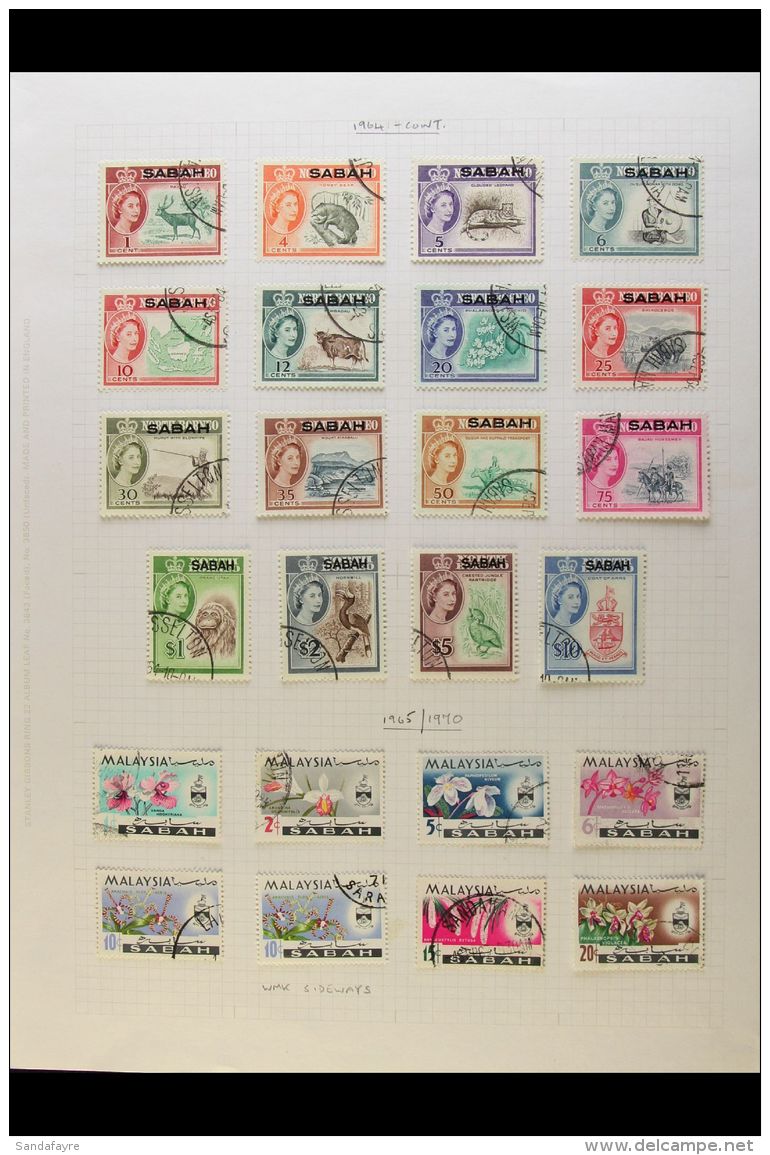 SABAH 1984-1986  VERY FINE USED. A Delightful Virtually Complete Run From 1964 Set Through To 1986 Set (SG 408/65)... - Other & Unclassified