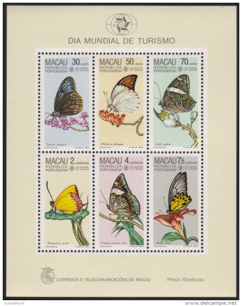 1985 Butterflies (World Tourism Day) Miniature Sheet, SG MS616, Very Fine Never Hinged Mint. For More Images,... - Other & Unclassified