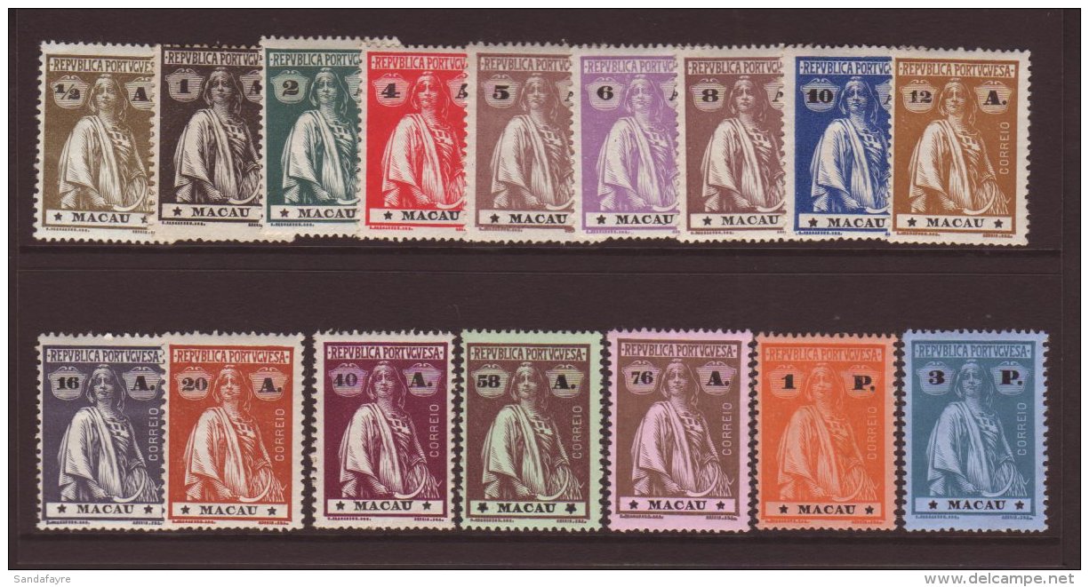 1913-15 Ceres Definitives Complete Set, SG 264/279, Fresh Mint, The 1a Is Without Gum. (16 Stamps) For More... - Other & Unclassified