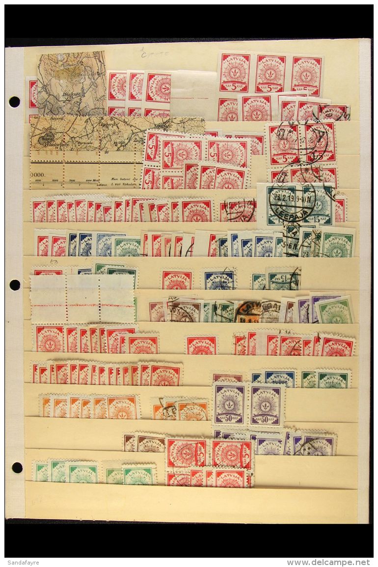 1918-40 MINT &amp; USED STOCK Excellent  Accumulation With Majority Mint, Includes A Number Of Complete Sets, Perf... - Letland