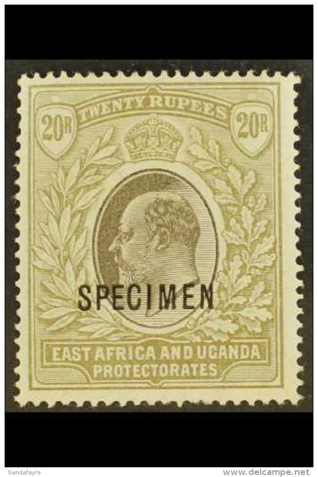 1903-04 20r Grey &amp; Stone, Wmk Crown CC, Ovptd "SPECIMEN" SG 15s, Good Mint. For More Images, Please Visit... - Vide
