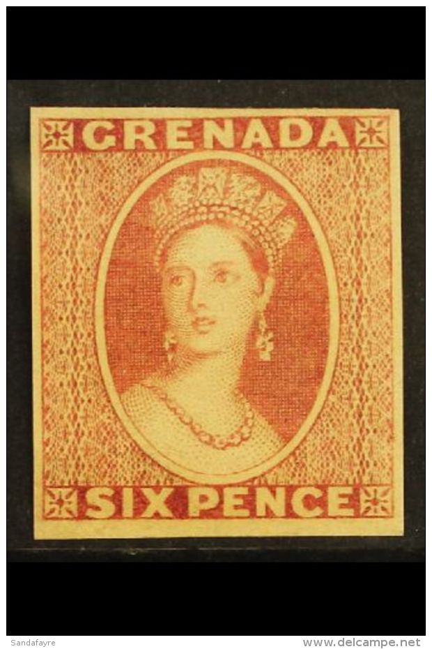 1861 6d Rose, Imperf, Plate Proof As SG 3, Very Fine And Fresh. For More Images, Please Visit... - Grenade (...-1974)