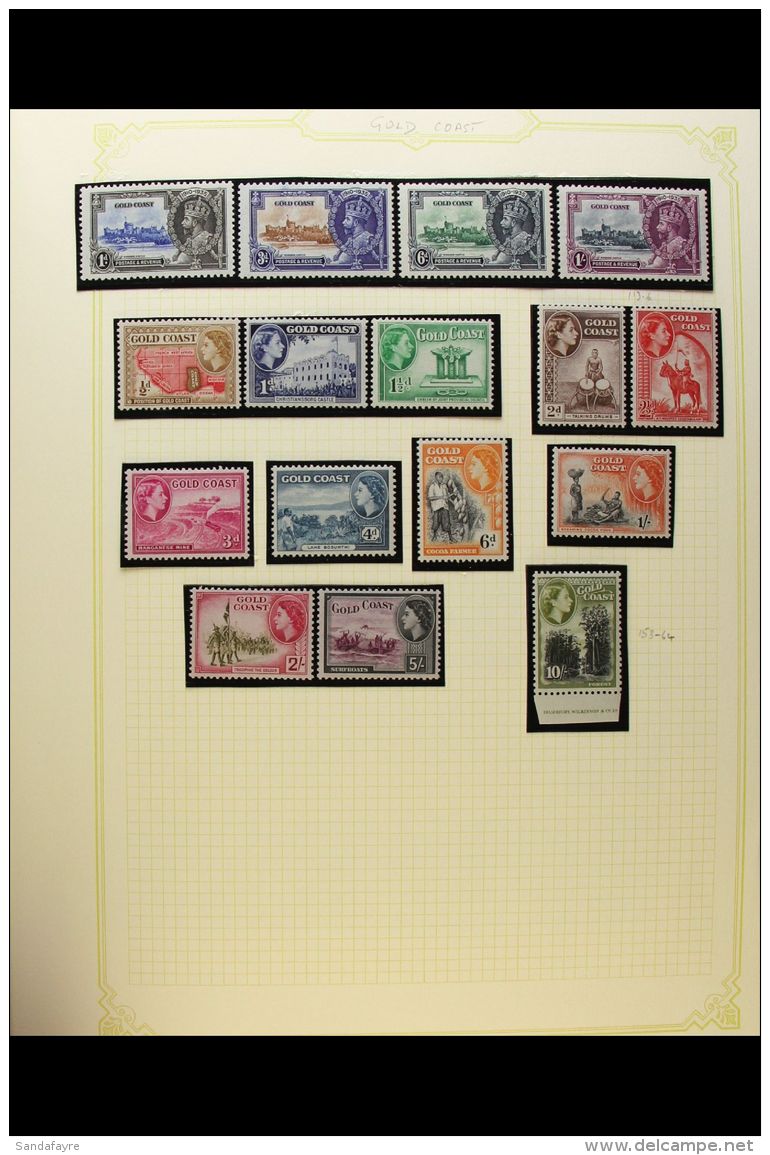 1935-84 FINE MINT COLLECTION An All Different Collection In An Album Which Starts With 1935 Silver Jubilee Set And... - Goudkust (...-1957)