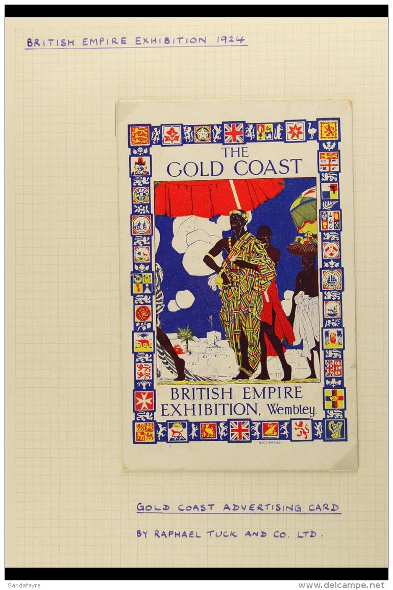 1924/5 EMPIRE EXHIBITION POSTCARDS From An Amazing British Empire Exhibition Postcard Collection, We See A Fine... - Gold Coast (...-1957)