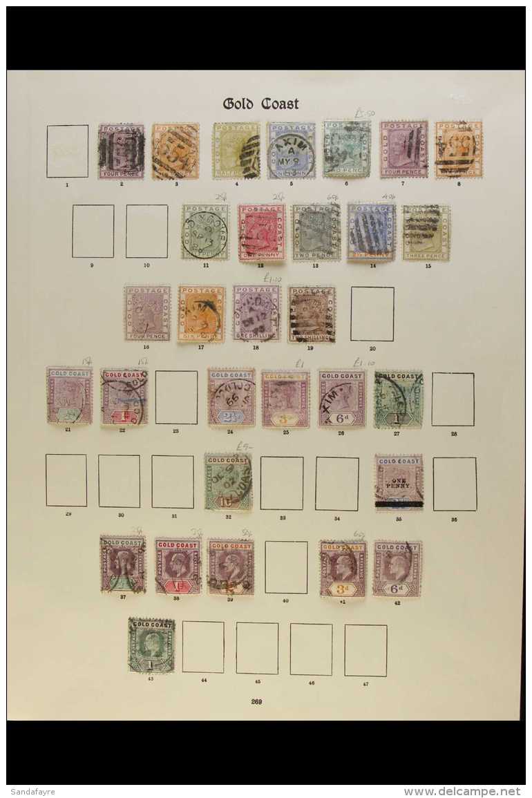 1875-1935 ALL DIFFERENT USED COLLECTION Presented On Imperial Pages &amp; Includes 1875 4d &amp; 6d, 1876-84 Set,... - Côte D'Or (...-1957)