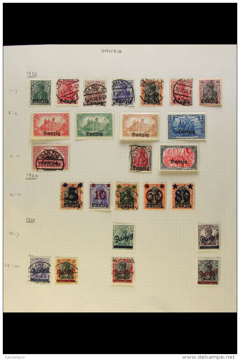 1920-1937 ALL DIFFERENT COLLECTION Presented On Album Pages. Includes A Useful Mint &amp; Used Range With Sets... - Other & Unclassified