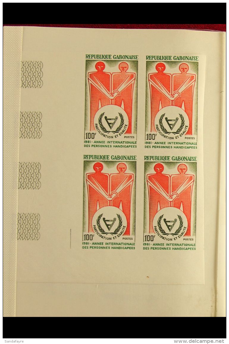 1970-1988 IMPERF BLOCKS OF FOUR Superb Never Hinged Mint All Different Collection Of Postal Issues Including Many... - Autres & Non Classés