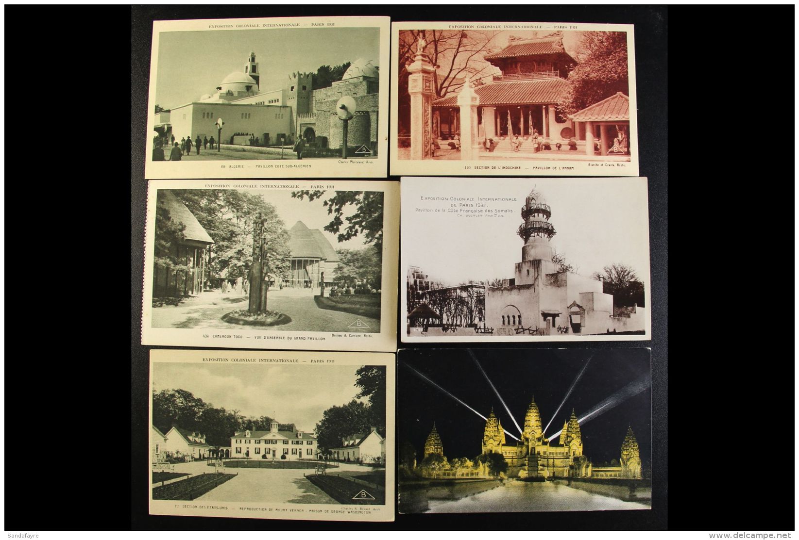 1931 PARIS COLONIAL EXPOSITION POSTCARD ACCUMULATION A Fascinating Hoard Of Unused Picture Postcards, Includes... - Autres & Non Classés