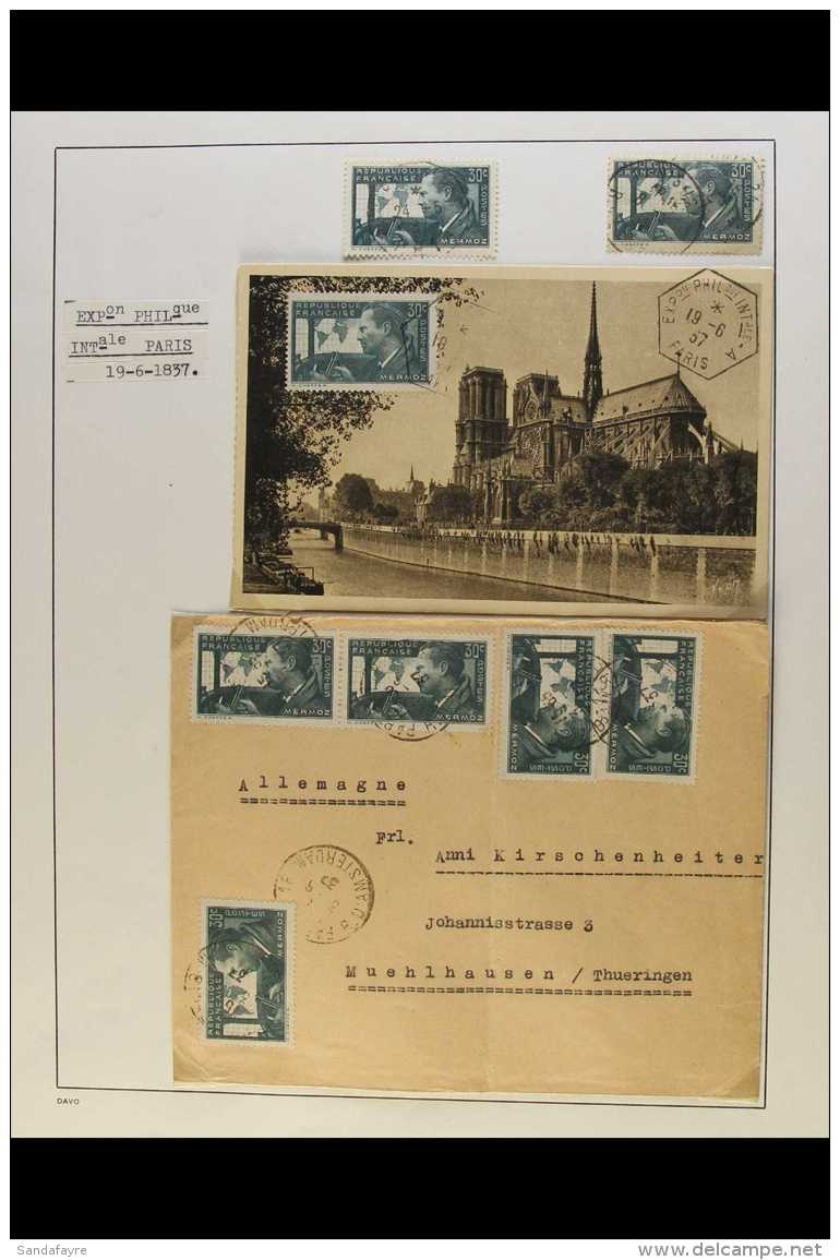 POSTMARKS AND COVERS COLLECTION 1930's To 1950's Collection On Album Pages, Includes Ranges Of Railway Cancels,... - Autres & Non Classés