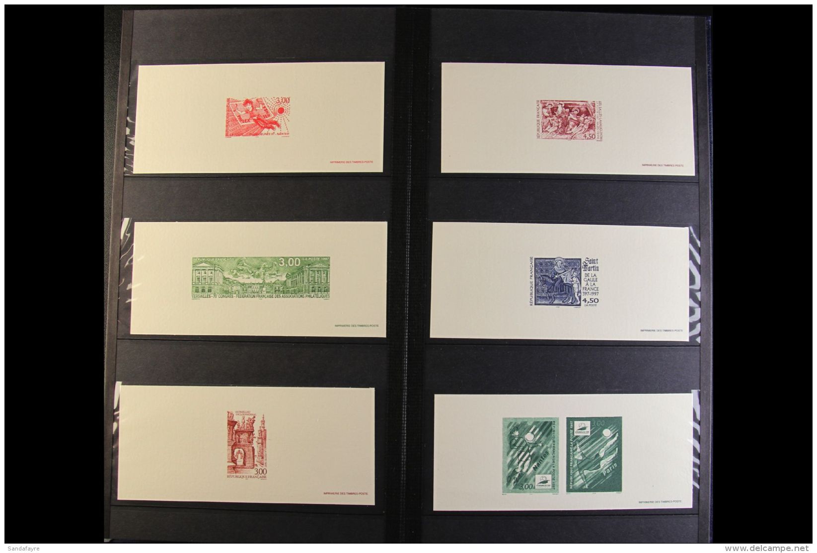 1995-2000 COLLECTION OF "IMPRIMERIE DES TIMBRE-POSTE" (Postage Stamp Printings) Which Are Beautifully Produced... - Autres & Non Classés