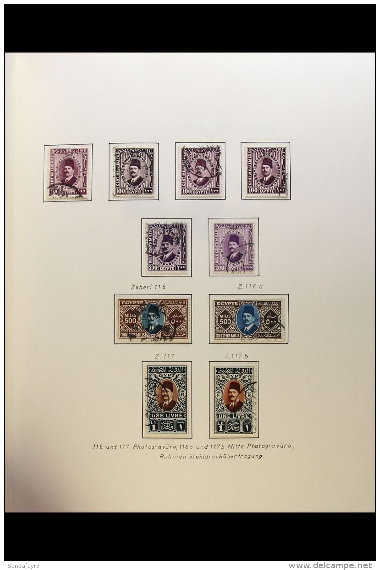 1922-58 COLLECTION Album Containing Mint Or Used Collection Of Definitives, Commemoratives, Airmails &amp; Express... - Other & Unclassified