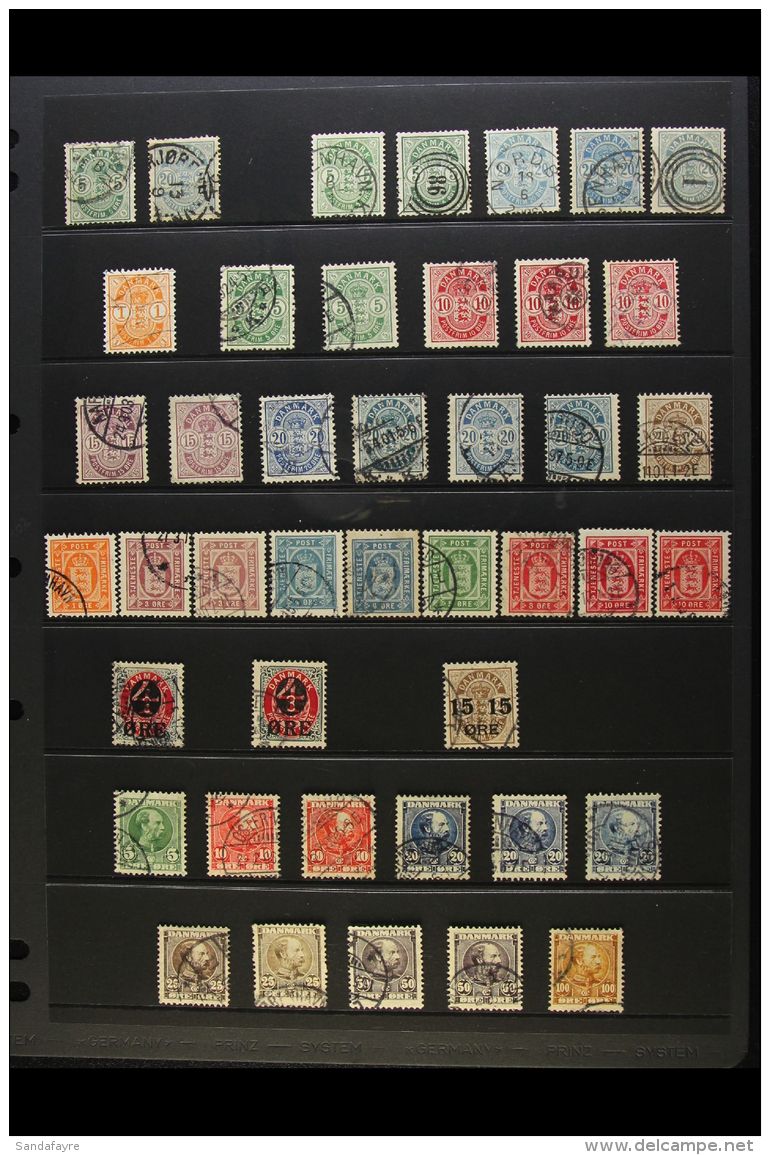 1882-1912 FINE USED COLLECTION A Most Useful Used Selection With Watermark, Perforation &amp; Shade Variants,... - Autres & Non Classés