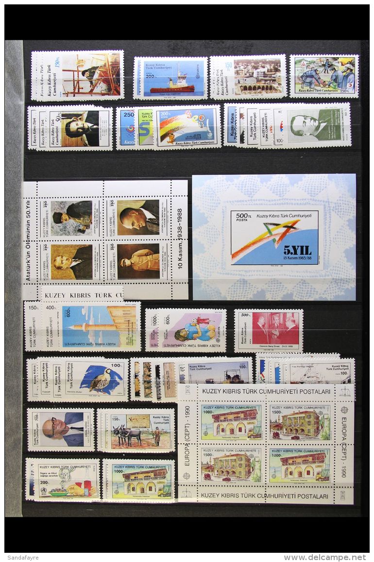 1988-1993 COMPREHENSIVE NEVER HINGED MINT COLLECTION On Stock Pages, ALL DIFFERENT, Almost Complete For The... - Other & Unclassified