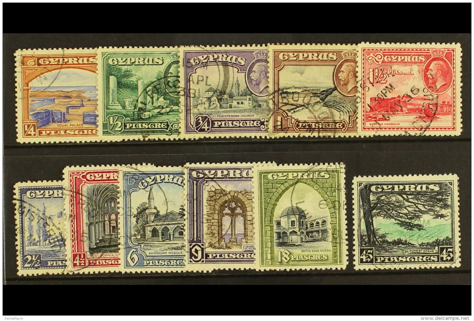 1934 Pictorial Set, SG 133/143, Fine Used. (11) For More Images, Please Visit... - Autres & Non Classés