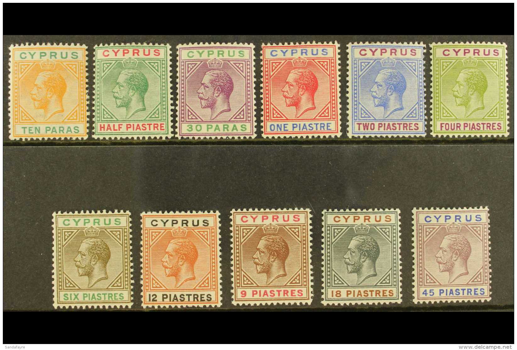 1912-15 Complete Set, SG 74/84, Fine Mint, Very Fresh. (11 Stamps) For More Images, Please Visit... - Andere & Zonder Classificatie