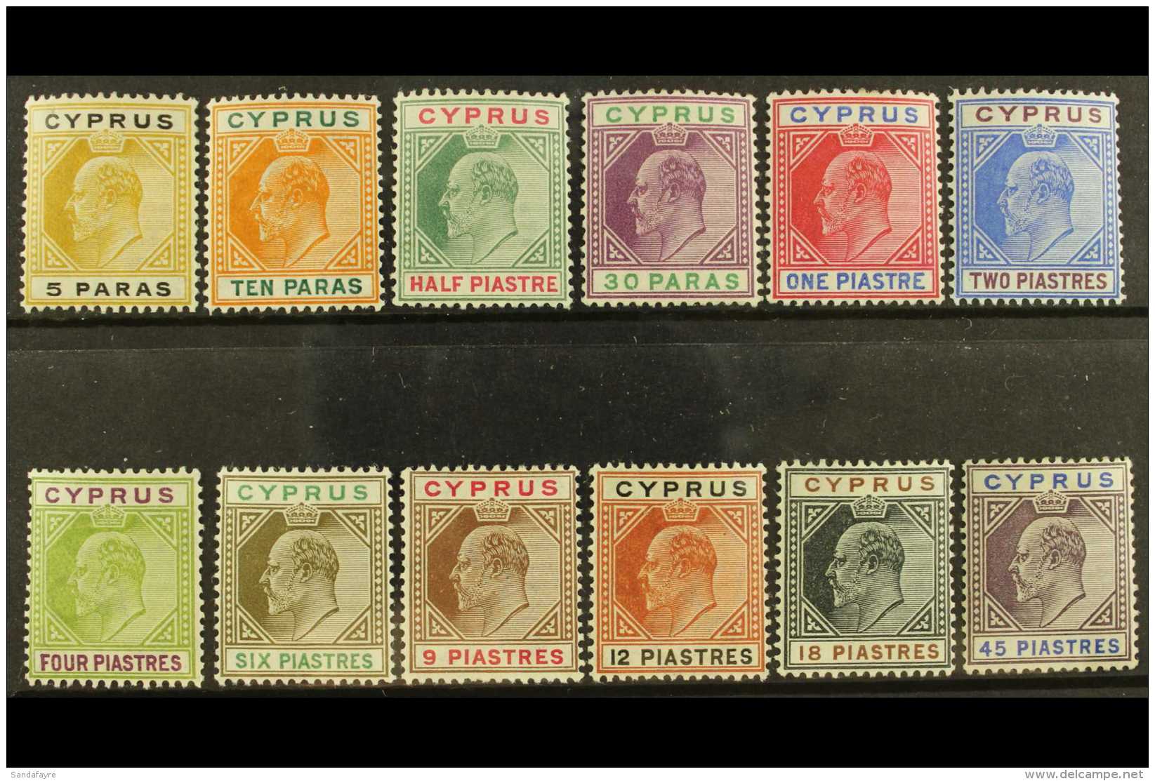 1904-10 Complete Set, SG 60/71, Fine Mint, Very Fresh. (12 Stamps) For More Images, Please Visit... - Other & Unclassified