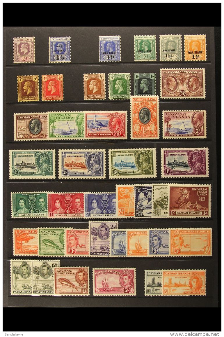 1907-2005 MINT COLLECTION. An ALL DIFFERENT Collection On Stock Pages That Includes 1907 KEVII 6d, KGV Defins To... - Cayman Islands