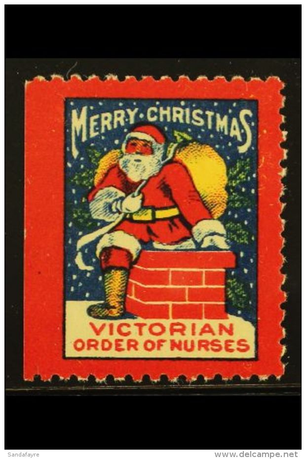 RARE CHRISTMAS SEAL 1926 Victorian Order Of Nurses - Vancouver Branch Christmas Seal, Very Fine Unused No Gum As... - Other & Unclassified